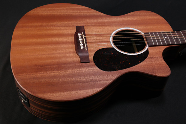 Martin Guitar X Series GPC-X2E Acoustic-Electric Guitar with Gig Bag, Mahogany Pattern High-Pressure Laminate, 14 Fret Cutaway, Performing Artist Neck Shape 719