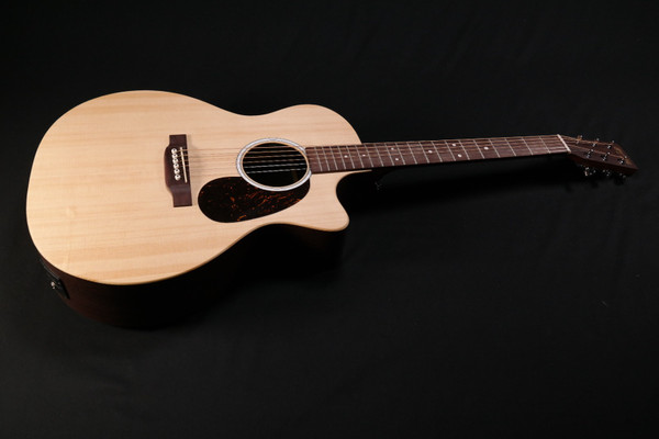 Martin Guitar X Series GPC-X2E Acoustic-Electric Guitar with Gig Bag, Mahogany Pattern High-Pressure Laminate, 14 Fret Cutaway, Performing Artist Neck Shape 849