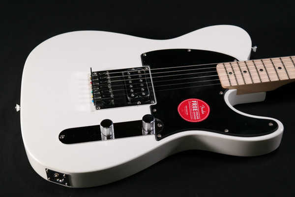 Squier Sonic Esquire H - Maple Fingerboard - Black Pickguard - Arctic White - 023