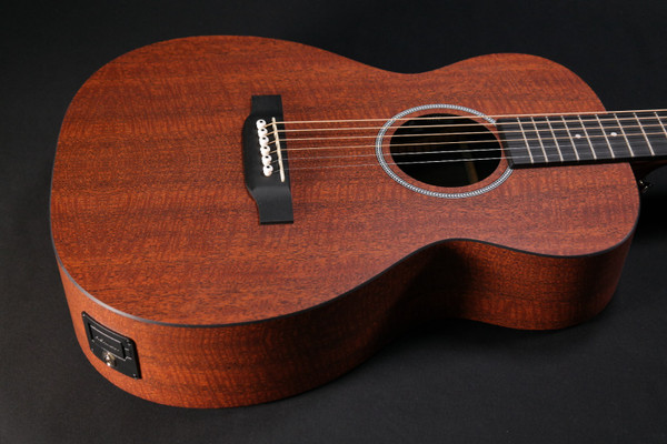Martin Guitar X Series 0-X1E Acoustic-Electric Guitar with Gig Bag, Mahogany Pattern High-Pressure Laminate, 0-14 Fret, Performing Artist Neck Shape - 851