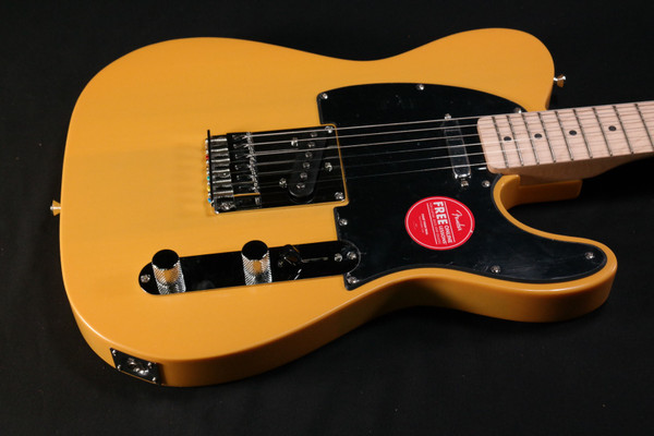Squier Sonic Telecaster - Maple Fingerboard - Black Pickguard - Butterscotch Blonde - 430