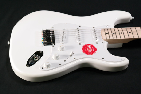 Squier Sonic Stratocaster HT - Maple Fingerboard - White Pickguard - Arctic White - 726