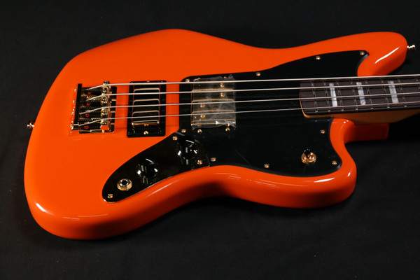 Fender Mike Kerr Jaguar Signature Bass Guitar - Tiger's Blood Orange - 796