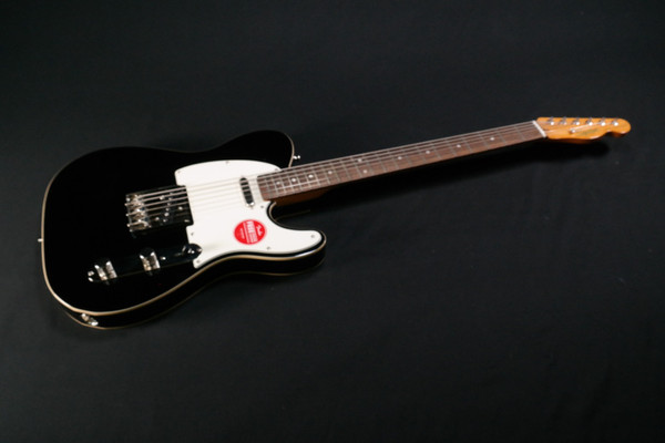 Squier Classic Vibe Baritone Custom Telecaster - Laurel Fingerboard - Parchment Pickguard - Black 915