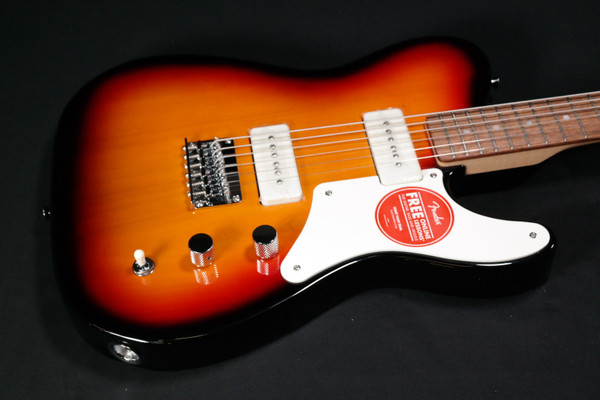 Squier Paranormal Baritone Cabronita Telecaster - Laurel Fingerboard - Parchment Pickguard - 3-Color Sunburst - 096