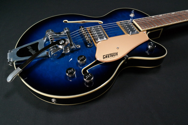 Gretsch G5655T-QM Electromatic Center Block Jr. Single-Cut Quilted Maple with Bigsby Hudson Sky - 856