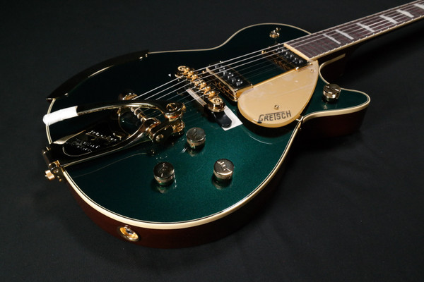 Gretsch G6128T-57 Vintage Select 57 Duo Jet with Bigsby Cadillac Green 2401612846 496