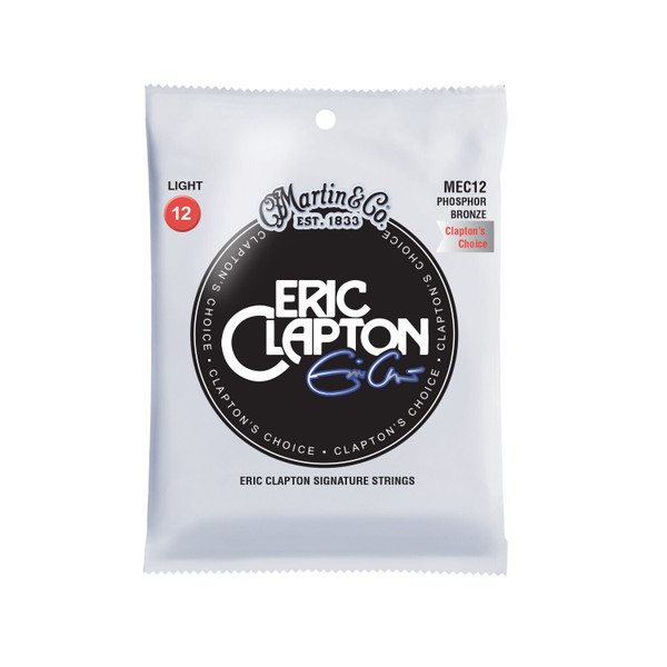 Martin MEC13 Clapton's Choice Phosphor Bronze Acoustic Guitar Strings, Medium