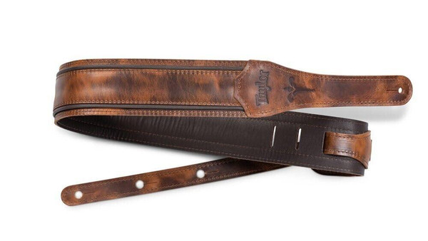 Taylor Taylor Fountain Strap,Leather,2.5'',Weathered Brn