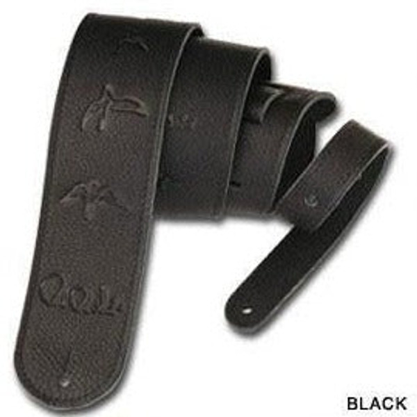 PRS Leather Birds Strap, Black