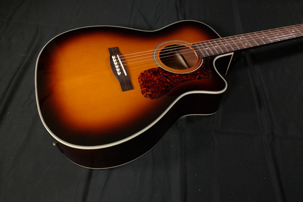 Guild OM-140CE ATB -  100 All Solid OM - Antique Burst Gloss 239