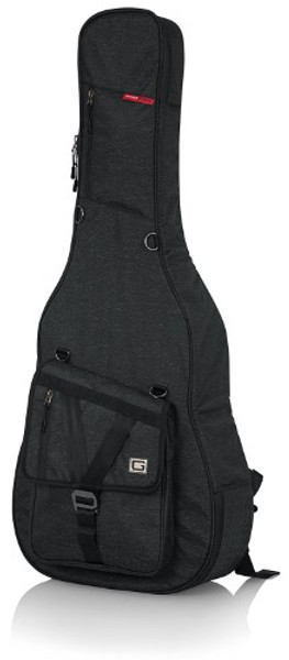 Gator Cases Transit Acoustic Guitar Bag; Charcoal  - GT-ACOUSTIC-BLK