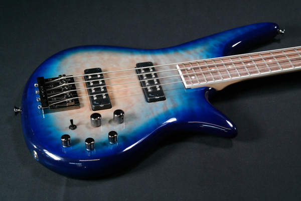 Jackson  JS Series Spectra Bass JS3Q, Laurel Fingerboard, Amber Blue Burst - 241