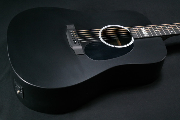 Martin Guitars DX Johnny Cash Signature Edition Acoustic-Electric Guitar with Gig Bag, HPL Construction, Modified D-14 Fret, Performing Artist Neck 764