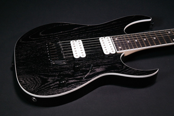 Ibanez RGR752AHBFWK RG Prestige 7str Electric Guitar w/Case - Weathered Black 986