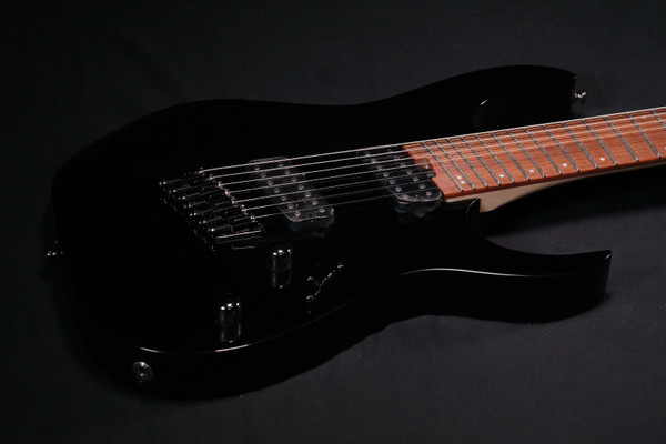 Ibanez RGMS7BK RG Multi Scale 7str Electric Guitar - Black 243