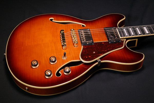 Ibanez AS93FMVLS AS Artcore Expressionist 6str Electric Guitar - Violin Sunburst 822