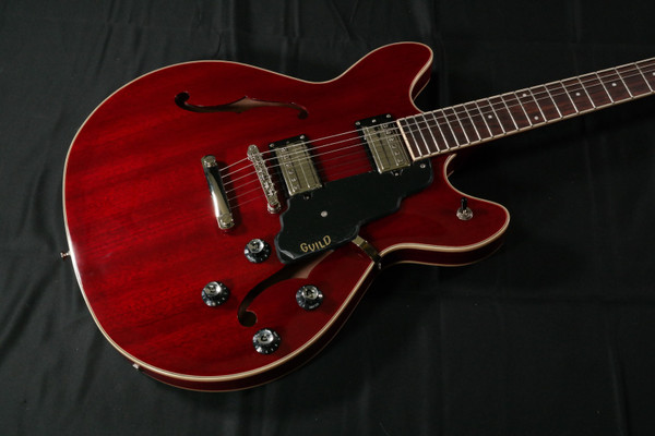 Guild Starfire I DC *NEW -  Newark Double-Cut Semi-Hollow w/stop tail - Cherry Red 507