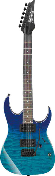 Ibanez GRG120QASPBGD GIO RG 6str Electric Guitar - Blue Gradation 844