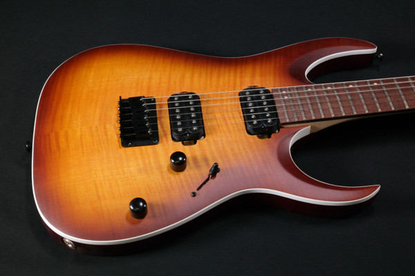 Ibanez RGA42FMDEF RGA Standard 6str Electric Guitar - Dragon Eye Burst Flat 026