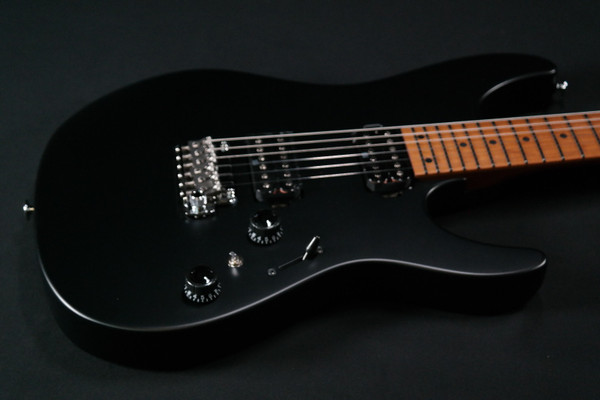 Ibanez AZ2402BKF AZ Prestige 6str Electric Guitar w/Case - Black Flat 859