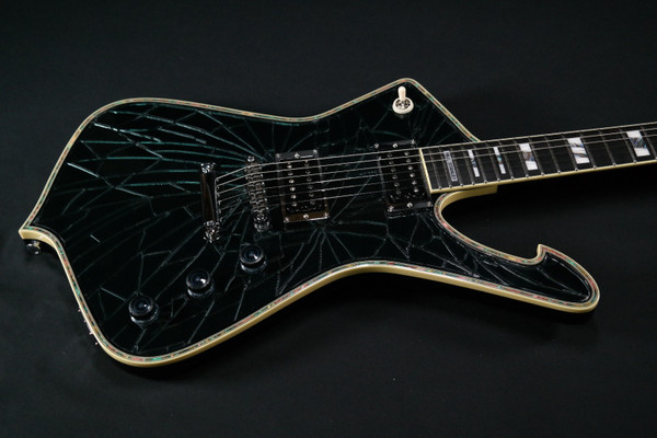 Ibanez Paul Stanley (KISS) Signature Model w/ Black Cracked Mirror Top PS3CM IN STOCK 407