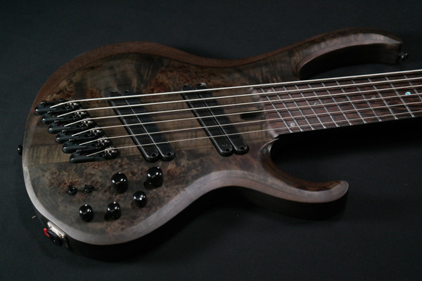 Ibanez BTB806MSTGF BTB Bass Workshop 6str Electric Bass w/Case Multi scale - Transparent Gray Flat 008