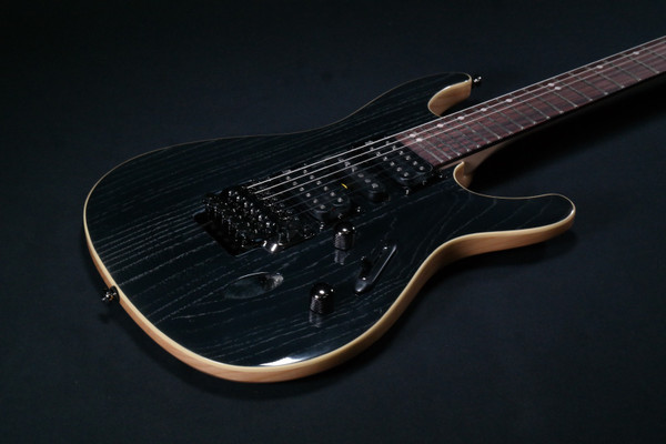 Ibanez S570AHSWK S Standard 6str Electric Guitar  - Silver Wave Black 022
