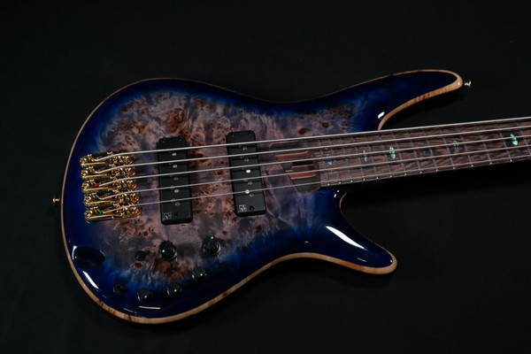 Ibanez SR2605CBB SR Premium 5str Electric Bass w/Bag - Cerulean Blue Burst 984