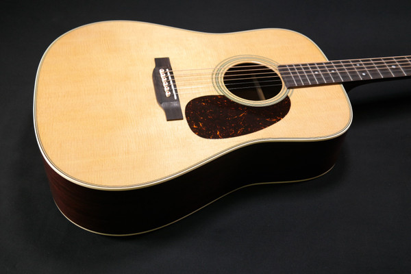 Martin 2017 D-28 Dreadnought Acoustic Guitar Natural 056