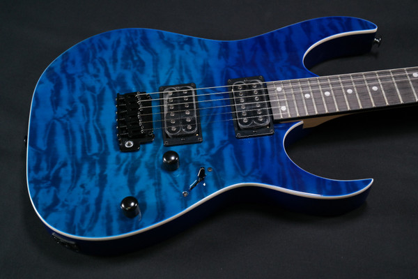 Ibanez GRG120QASPBGD GIO RG 6str Electric Guitar - Blue Gradation 313