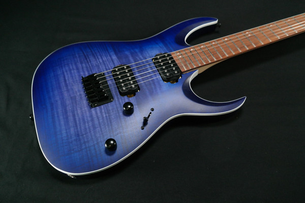 Ibanez RGA42FMBLF RGA Standard 6str Electric Guitar - Blue Lagoon Burst Flat 823