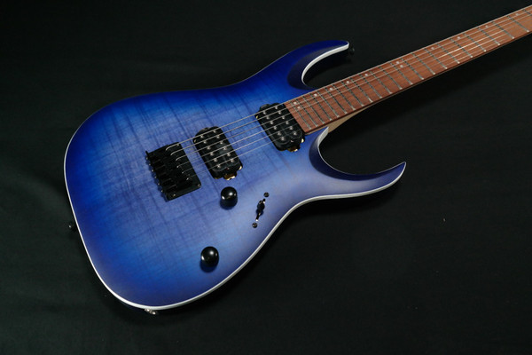 Ibanez RGA42FMBLF RGA Standard 6str Electric Guitar - Blue Lagoon Burst Flat 828
