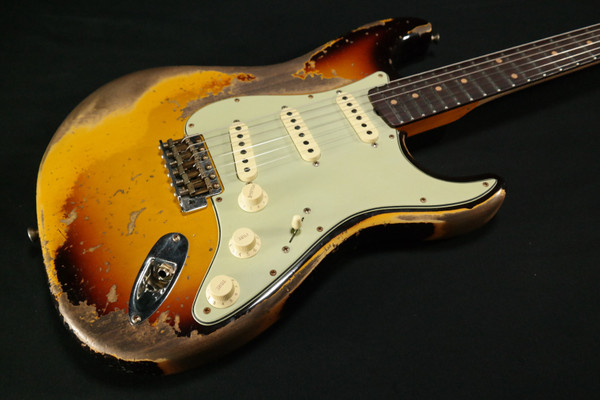 Fender Custom Shop Limited '59 Stratocaster Super Heavy Relic Chocolate 3-Tone Sunburst 633