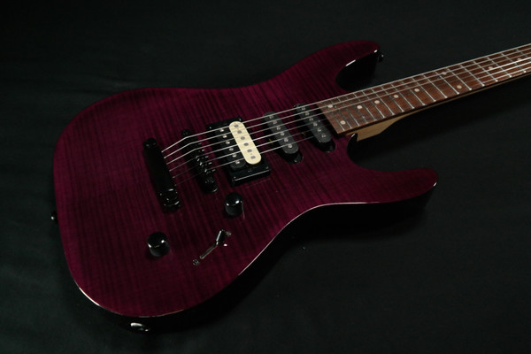 Kramer Striker Figured HSS (Laurel FB; Stoptail) Transparent Purple - 420