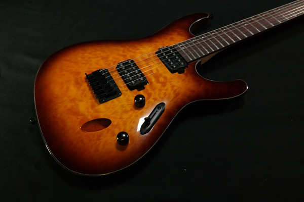 Ibanez S621QMDEB S Standard 6str Electric Guitar  - Dragon Eye Burst 076