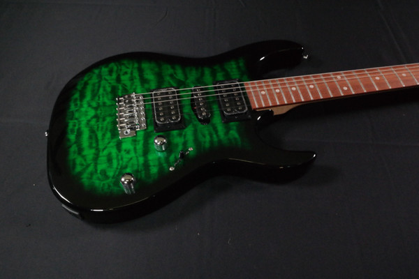 Ibanez GRX70QA Electric Guitar Trans Green Burst 810
