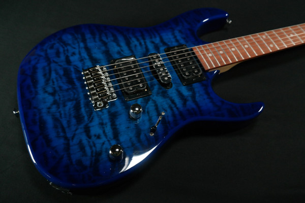 Ibanez GRX70QATBB GIO RX 6str Electric Guitar - Transparent Blue Burst 341