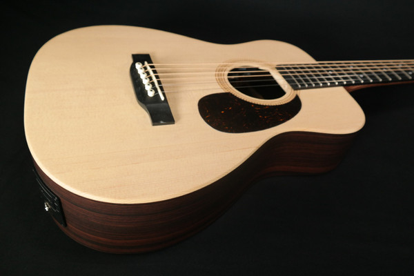 Martin Little Martin LX1RE Acoustic-Electric Guitar with Gig Bag, Sitka Spruce and Rosewood Pattern HPL Construction, Modified 0-14 Fret, Modified Low Oval Neck Shape 914