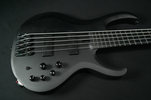 Ibanez BTB625EXBKF BTB Iron Label 5str Electric Bass - Black Flat 296