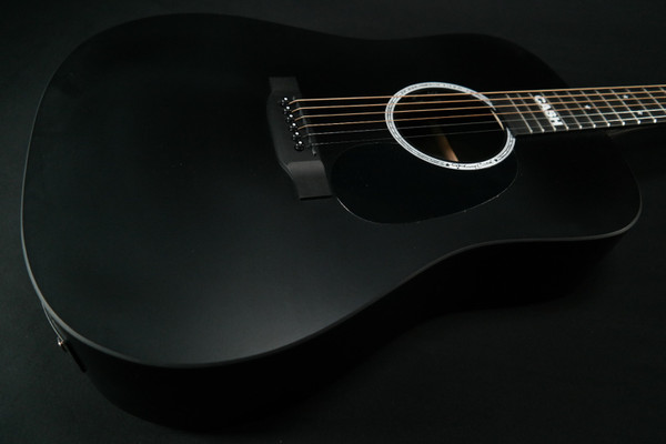 Martin Guitars DX Johnny Cash Signature Edition Acoustic-Electric Guitar with Gig Bag, HPL Construction, Modified D-14 Fret, Performing Artist Neck 087