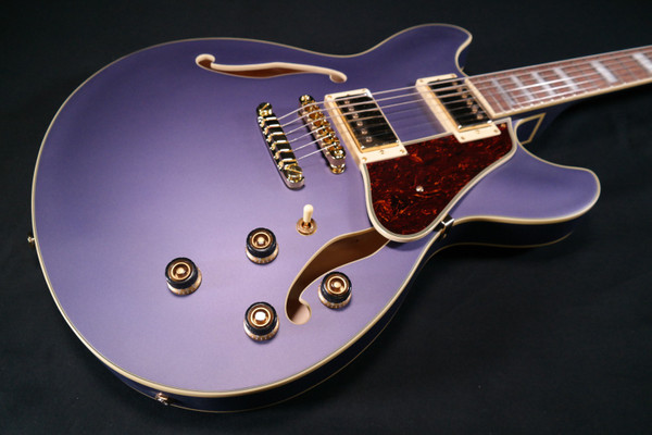 Ibanez AS73GMPF AS Artcore 6str Electric Guitar  - Metallic Purple Flat 941