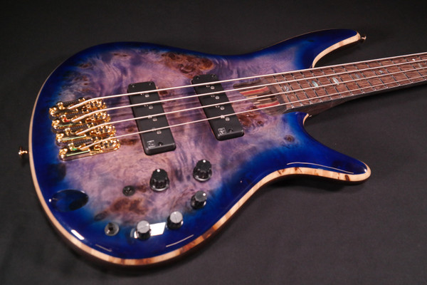 Ibanez SR2600CBB SR Premium 4str Electric Bass w/Bag - Cerulean Blue Burst 756