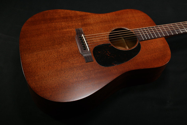 Martin Guitar D-15M with Gig Bag, Acoustic Guitar for the Working Musician, Mahogany Construction, Satin Finish, D-14 Fret, and Low Oval Neck Shape 895
