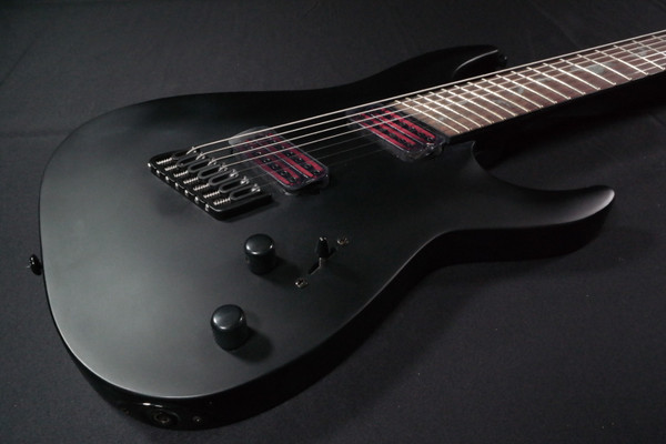 Schecter 2476 Damien-7 Multiscale Guitar Satin Black - 236