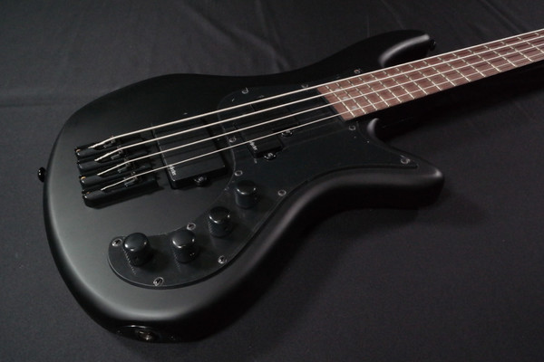 Schecter 2522-SHC Stiletto Stealth-4 RH 4-String Electric Bass-Satin Black 2522-shc