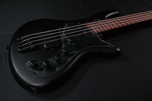 Schecter 2522-SHC Stiletto Stealth-4 RH 4-String Electric Bass-Satin Black 2522-shc - 532