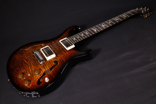 PRS Hollowbody II Piezo 10-Top - Black Gold Wrap Burst 479