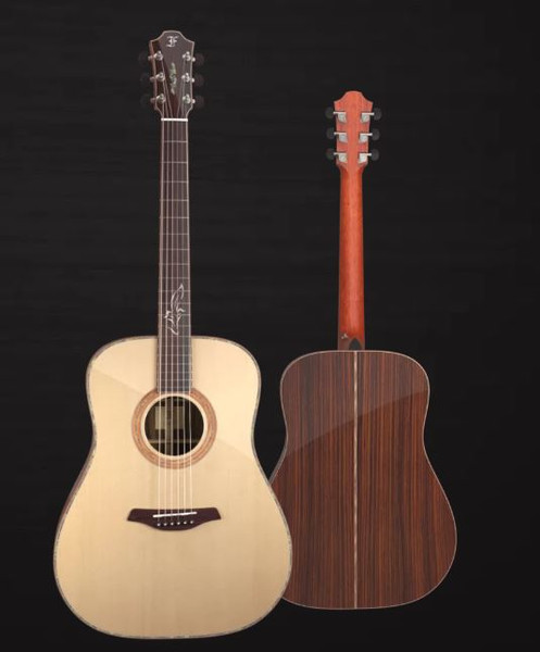 Furch Red D-SR Hard case Dreadnought Model (Spruce/Rosewood) With Stage Pro Anthem Pickup
