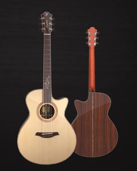 Furch Red Gc-SR Grand Auditorium Cutaway Sitka Spruce Top Rosewood Back and Sides With Stage Pro Element Pickup